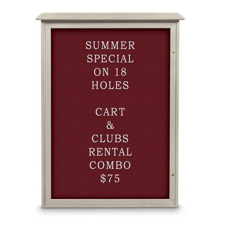 United Visual Products Indoor Enclosed Combo Board, 72"x36", White Frame/Blue & Keylime UVCB7236W-BLUE-KEYLIME